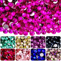 Strass en verre cristal Oleeya, nouvelle arrivée, SS6-SS20, haute qualité, dos plat, non thermocollants, pour artisanat Blingcrocs