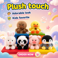 Porte-clés en peluche direct usine, ornithorynces et pingouins, 16 cm, personnalisable, rembourré de perles et de coton PP, jouet en peluche, pendentif animal, décoration de sac à dos
