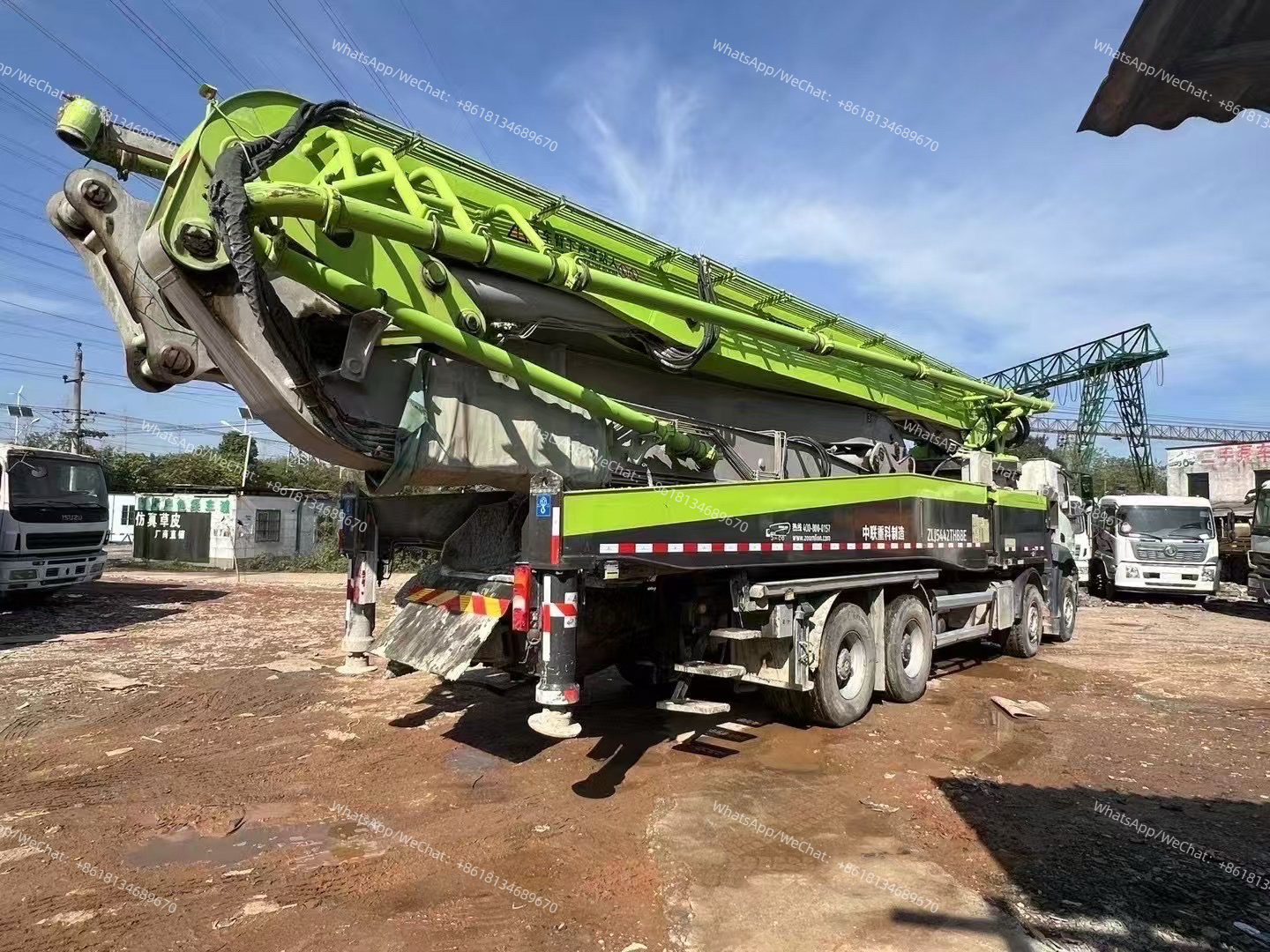 59m Used Chinese Zoomlion ZLJ5442THBBE Concrete Pump Truck with 59m Used Chinese Zoomlion ZLJ5442THBBE Concrete Pump Truck with