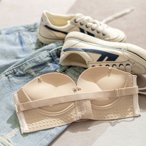 <span class=keywords><strong>Reggiseno</strong></span> <span class=keywords><strong>mezza</strong></span> <span class=keywords><strong>coppa</strong></span> senza spalline per il Comfort di tutti i giorni con cintura stretta staccabile in maglia e senza tracce di dimensioni senza anello in acciaio richiesto - Product Image 6