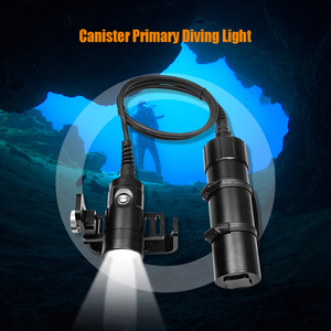 Tốt nhất mạnh mẽ dẫn sạc không thấm nước lặn ngọn đuốc dài chùm khoảng cách lặn đèn pin ánh sáng nhà máy - Product Image 2