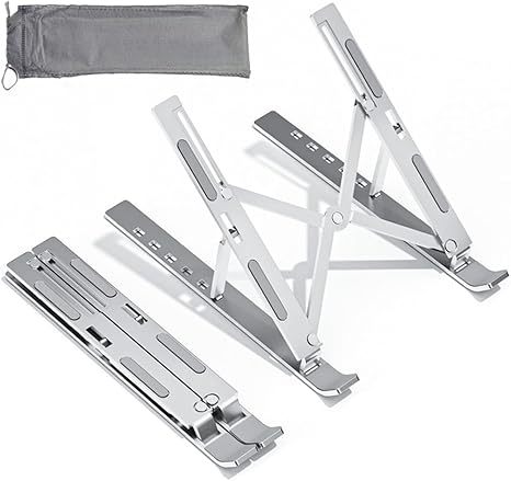 Adjustable Double Layer Aluminum Portable Flexible Computer Notebook Laptop Holder Cooling Bracket Tablet Stand