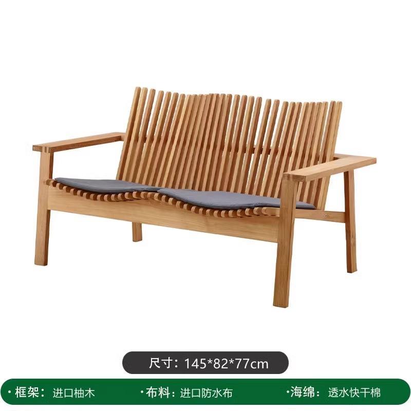 Canapé Lover en bois anticorrosion