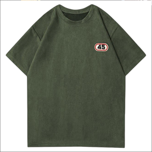 Người đàn ông của Mỹ Di Sản thiết yếu tùy chỉnh TEE đường phố truyền Crew cổ phổ hệ thống kiểu dáng vật liệu hàng đầu 38 vải dệt kim - Product Image 3