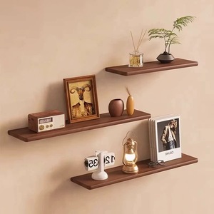 Estante Flotante de Madera para Pared, para Dormitorio, Sala de Estar, Baño, Almacenamiento de <span class=keywords><strong>Plantas</strong></span>, Marcos de Fotos, Montado en la Pared - Product Image 2