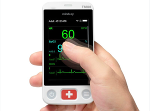 Mindray TM80 Vet Handheld Veterinary Patient Monitor with 3.5" Touch <b>Screen</b> IPX7 Waterproof Wireless Telemetry for Animal Clinic - Product Image 6