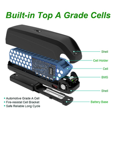 <span class=keywords><strong>Batteria</strong></span> per E-bike 48 <span class=keywords><strong>Volt</strong></span>, Pacco <span class=keywords><strong>Batteria</strong></span> 10Ah 14Ah 17.5Ah 20Ah, <span class=keywords><strong>Batteria</strong></span> al Litio Li-ion per Motori 0-1000W <span class=keywords><strong>con</strong></span> Caricabatterie - Product Image 2