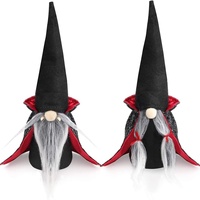 Pour Halloween et Noël, fournitures décoratives de festival, poupée vampire sans visage, vieil homme noir, ornements en gros