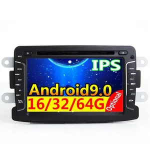 车载多媒体播放器Android 9 Automotivo 1 Din适用于Dacia/Sandero/Duster/Renault/Captur/Lada/Xray 2/Logan 2 + DVD + mp4 GSP RAM 2G