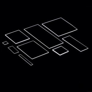 K9หน้าต่างป้องกันกระจกออปติคอล/BK7/CaF2/BaF2/ซิลิก้า/MgF2/แซฟไฟร์สี่เหลี่ยมผืนผ้ารอบช่องแสง - Product Image 4