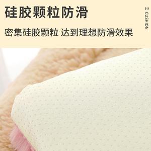 Cojín cuadrado de felpa Sky Nine Grid para silla de oficina, para estudiantes, cómodo para sentarse por largos períodos, con soporte para la espalda. - Product Image 2