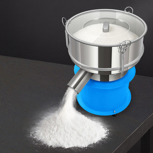 Nhỏ thép không gỉ rung Máy sàng lọc cho bột rây điện cho Y Học Trung Quốc bột gỗ thiết bị dịch vụ - Product Image 1