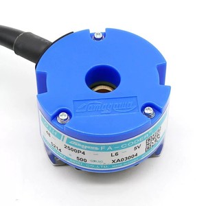 Encodeur rotatif Tamagawa Fa-Coder 2500P4 L6 5V, encodeur optique incrémental à montage sur bride avec câbles - Product Image 3