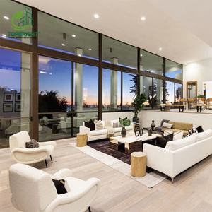 Baies vitrées modernes aux États-Unis Grandes fenêtres françaises en aluminium Fenêtre de balcon en verre à double vitrage - Product Image 6