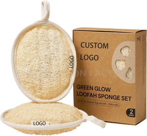 100% Tự Nhiên Loofah Thời Trang Tắm Bọt Biển Đầy Đủ Cơ Thể Scrubber Tăng Cường Cơ Thể Làm Sạch Loofah Chất Liệu - Product Image 1