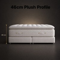 Matelas orthopédique à ressorts indépendants, fait main, en laine de crin, ultra-luxe, pour chambre à coucher, ensemble de matelas pour villa et hôtel en Chine, blanc