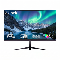 Nuevo Monitor LED para Oficina en Casa de 27 Pulgadas IPS 75Hz FHD 1920x1080 99% SRGB con Baja Luz Azul y Diseño sin Marco para Computadora VGA