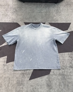 Camiseta de Manga Corta Extra Grande para Hombre, Personalizada con Impresión DTG Kornit, Lavada con Ácido, Doble Capa, 100% Algodón, Estilo Vintage, Ecológica, Diseño <span class=keywords><strong>Death</strong></span> - Product Image 2