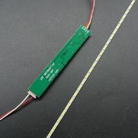 10.4 pouces 19 pouces Kit de bande LED pour ordinateur portable à luminosité réglable 2mm de large 9.6V tension SKD Kits pièces bande de lampe pour ordinateur portable peut être coupée