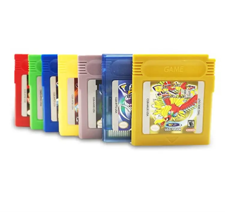 Hot Selling Poke mon Game Card for GBC Video Card for Gameboy Color
