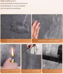 Revêtement mural extérieur flexible <span class=keywords><strong>en</strong></span> pierre écologique, texture naturelle, imperméable, pour la décoration des murs de maisons et villas <span class=keywords><strong>en</strong></span> extérieur - Product Image 2
