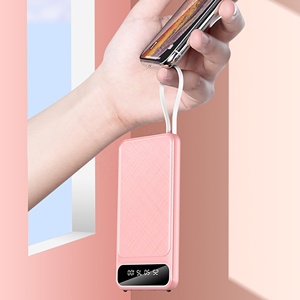 Ngân hàng điện siêu mỏng 10000 mAh ngân hàng điện siêu mỏng với xây dựng trong cáp với USB-C cắm và ngọn đuốc và Keychain - Product Image 4