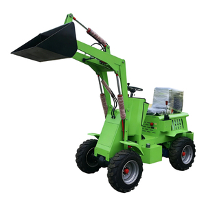 散装砂砾铲装机 小型轮式土方工程机械 电动小型叉车 - Product Image 1