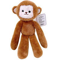 OEM ODM Personnalisé Poupée en tissu magnétique à bras longs, style paresseux, modèles Singe, Renard, Éléphant bleu, Lapin, Cochon rose, en Polyester, pour le sommeil réconfortant