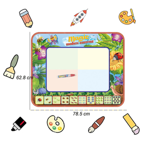 Bộ Dụng Cụ Tô Màu Vẽ Chữ Estera Del Doodle Aqua Mess Bút Đánh Dấu Trẻ Em Nước Doodle Pad Mat Đồ Chơi Bảng Vẽ Ma Thuật - Product Image 2