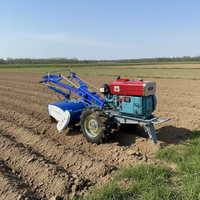Mini-tracteur agricole diesel à prix abordable, tracteur à deux roues motrices, cultivateur rotatif, motoculteur