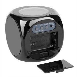 Horloge numérique de <span class=keywords><strong>projection</strong></span> de <span class=keywords><strong>plafond</strong></span> multifonctionnelle pour la maison et la chambre à coucher, avec écran LCD, <span class=keywords><strong>projection</strong></span> rotative à 90 degrés, calendrier et alarme - Product Image 4