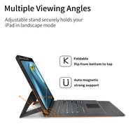 Étui robuste OEM avec clavier intégré pour iPad Pro 12.9/12.9 2018-2022, pavé tactile, rétroéclairage RVB, nouveau USB-C