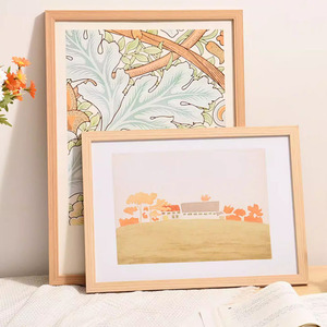 Minimalist Modern Solid Wood <strong>Photo</strong> <strong>Frames</strong> Eco-Friendly Tabletop Wall-Mounted Painting <strong>Frame</strong> with Classic Design - Product Image 6