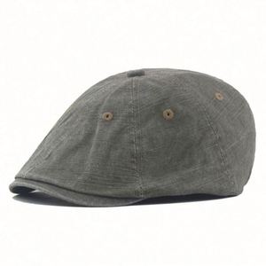 Gorra Newsboy Lisa de Color Sólido, Estilo Casual Deportivo, Ajustable, Unisex, Venta al Por Mayor - Product Image 3