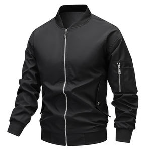 American fashion brand stand-up collar <b>pilot</b> <b>jacket</b> loose casual baseball uniform coat plus velvet coat Joker windproof comfort - Product Image 5