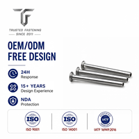 Rivets semi-tubulaires à tête plate en acier inoxydable sur mesure pour les liaisons de mécanismes de siège, production en volume, tailles personnalisées, TianFang