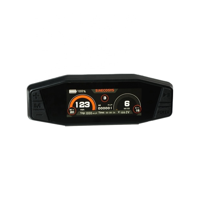SiAECOSYS New Arrival SCJ313 Speedometer 3.13inch TFT CAN BUS One-Lin Protocol Adjustable Display for Electric Motorcycles