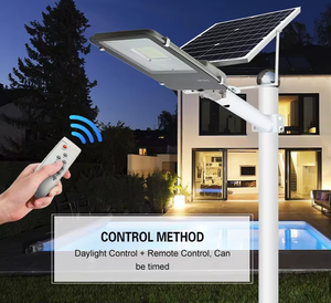 <span class=keywords><strong>Lampioni</strong></span> Solari LED di Alta Qualità per Esterni, Giardini e Strade, 100 200 300 400 Watt, con Controllo della Luce, Lampade Stradali Solari Separate - Product Image 3