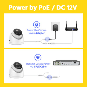 กล้องวงจรปิด ANNKE AC500 3K 5MP ชุด 4 ตัว ระบบ PoE IP Network พร้อมไฟอัจฉริยะแบบคู่ เสียง 2 ทาง รองรับ H.265 มาตรฐาน IP67 กล้องวงจรปิดรักษาความปลอดภัยแบบเรียลไทม์ - Product Image 2