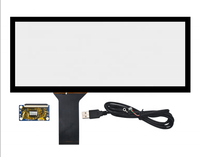 Écran LCD industriel étiré de 12,3 pouces, 1000 nits, haute luminosité, pour affichage central automobile et tableau de bord de véhicule