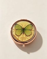 Miroir compact rond mignon de dessin animé, miroir de maquillage de poche pliable double face, logo personnalisé, vente en gros OEM