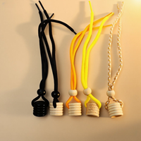 Pendentif de bouteille de diffusion de parfum de voiture circulaire de 10 millilitres pour décorer la bouteille vide de parfum de désodorisant de voiture