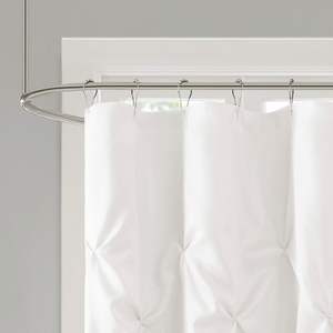 DB Modern Classic <b>Shower</b> Curtain Polyester Water-Proof With Tufted Design For Bathroom - Product Image 4