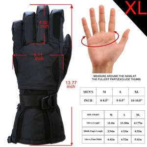 Ski Professionals Leather <b>Gloves</b> Touch Screen <b>Waterproof</b> Windproof Thermal Insulated Unisex All Seasons Snowboarding <b>Gloves</b> 2025 - Product Image 3