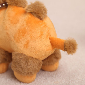 Juguete de Peluche Suave de Camello Amarillo al por Mayor con Campana, Mini Llavero de Peluche de Animal del Desierto, Regalo de Recuerdo para Niños - Product Image 4