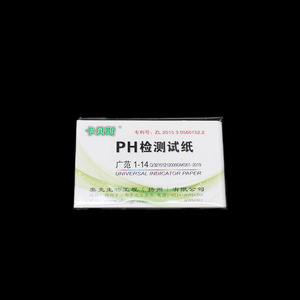 Tiras de prueba de pH Cabes 80x5 mm, papel indicador universal para detección de ácidos y bases - Product Image 1