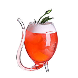 Verre à cocktail avec <span class=keywords><strong>paille</strong></span> pour vin rouge, jus, lait, eau – Le verre à jus <span class=keywords><strong>de</strong></span> <span class=keywords><strong>vampire</strong></span> - Product Image 6