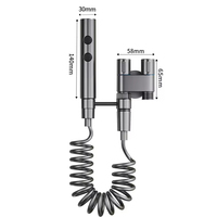 Fabricant de bidets portatifs haute pression en acier inoxydable sur mesure, ensemble de pulvérisateurs de bidet portatifs Shattaf pour salle de bain