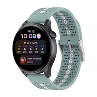 Correa de Reloj Deportiva de Silicona de Dos Tonos de 22 mm para Reloj Inteligente Huawei Watch 3 GT 2 Pro GT3, Correa para Samsung Galaxy 5 4