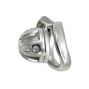กรงครอบอวัยวะเพศชาย FRRK Sissy Chastity Cage รุ่น Ultra Small ของแท้ ทำจากโลหะ พร้อมห่วงเหล็กสำหรับรัดอวัยวะเพศชาย ขนาดใหญ่ ของเล่นทางเพศแบบ BDSM สำหรับ CBT - Product Image 5